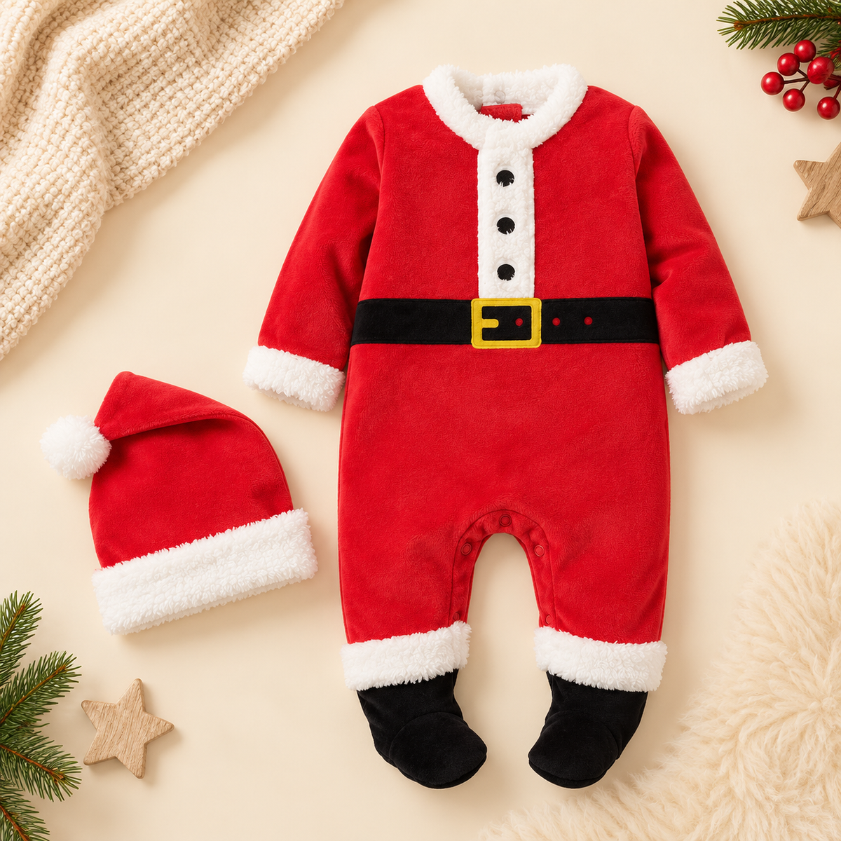 Pijama de una pieza navideño Tinyroo™